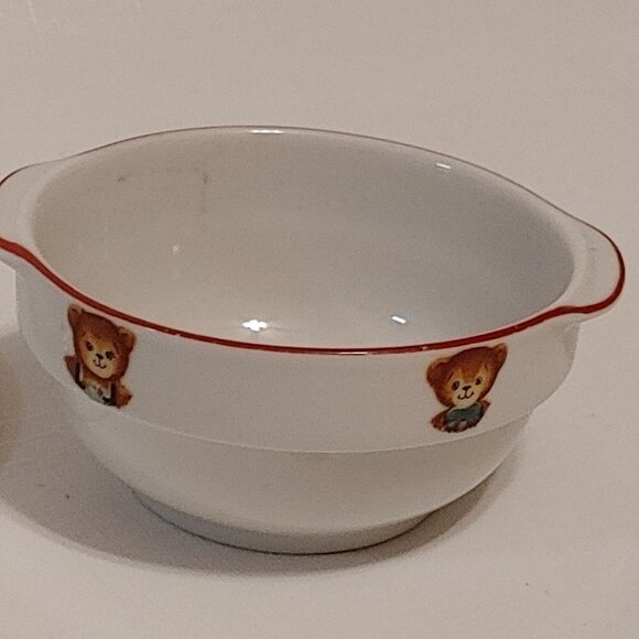 Vintage Hermann Teddy Plate and Bowl Set Made in West Germany - Picture 2 of 8